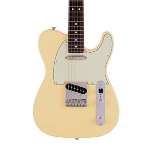 Fender Japan Junior Collection Telecaster Electric Guitar, RW FB, Satin Vintage White