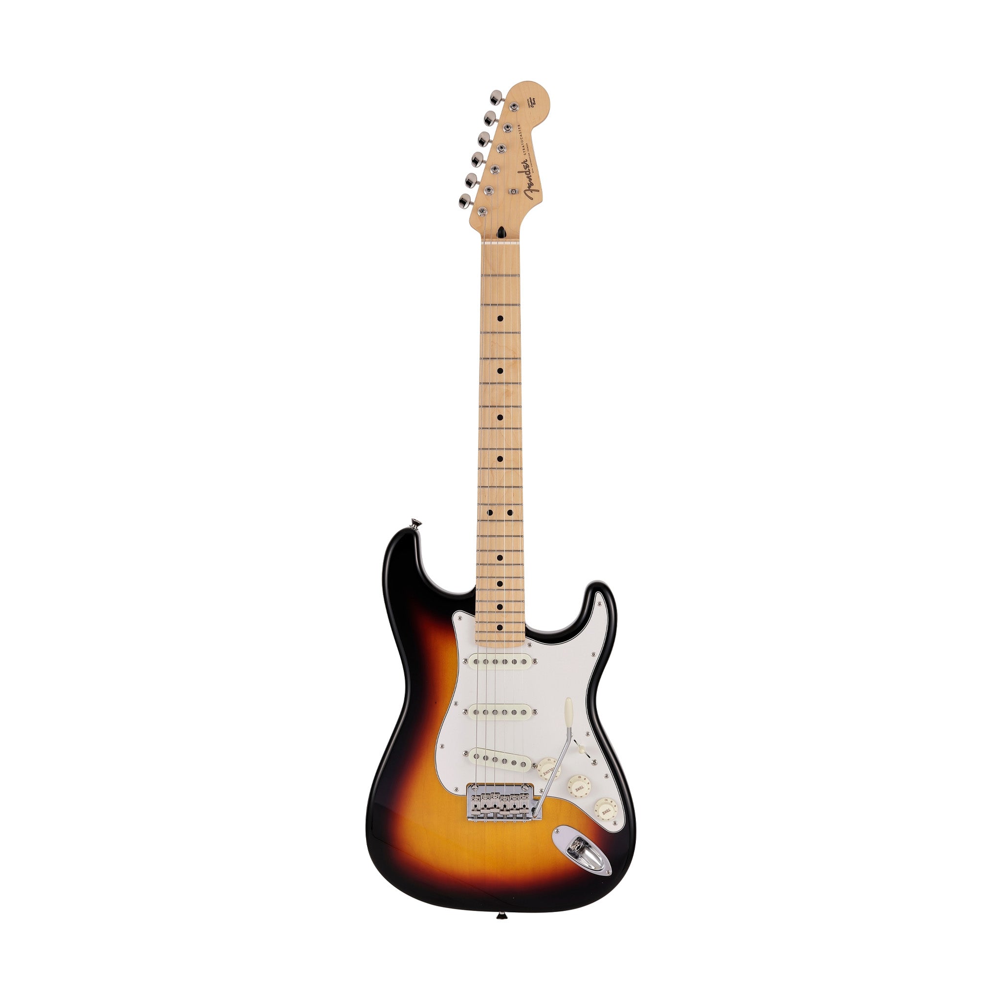 Fender Japan Junior Collection Stratocaster Electric Guitar, Maple FB, 3-Color Sunburst