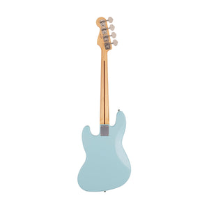 Fender Japan Junior Collection Jazz Bass Guitar, RW FB, Satin Daphne Blue