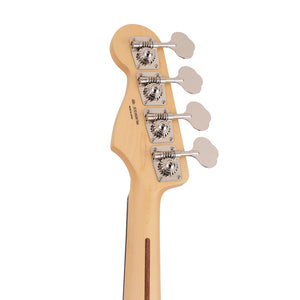 Fender Japan Junior Collection Jazz Bass Guitar, RW FB, Satin Daphne Blue