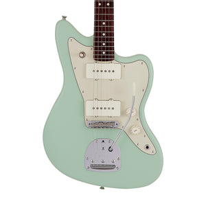 Fender Japan Junior Collection Jazzmaster Electric Guitar, RW FB, Satin Surf Green