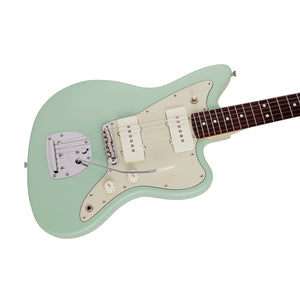 Fender Japan Junior Collection Jazzmaster Electric Guitar, RW FB, Satin Surf Green