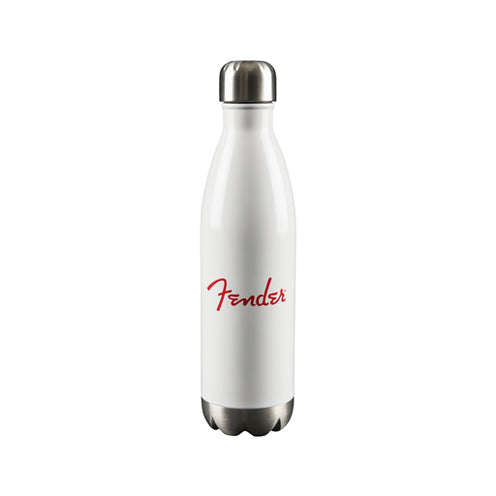 Fender 26oz Stainless Steel Water Bottle, White