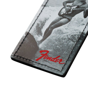 Fender Vintage Ad Surfer Luggage Tag
