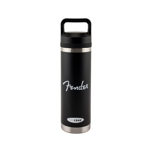 Fender "Since 1946" Stainless Steel Water Bottle, Black
