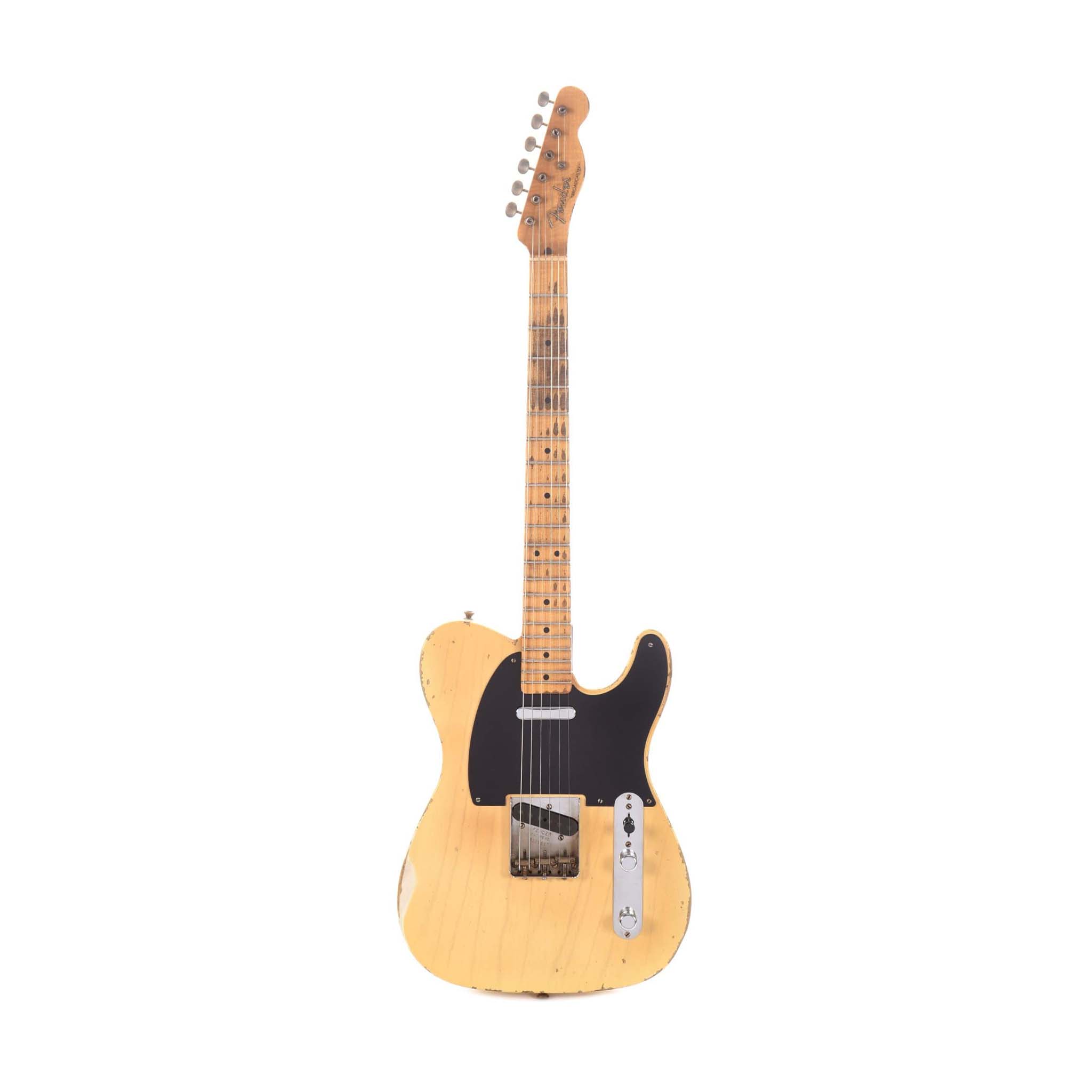 Fender Custom Shop Ltd Ed Masterbuilt 70th Anniversary Broadcaster Relic Electric Guitar, Faded Nocaster Blonde