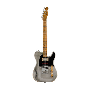 Fender Custom Shop Ltd Ed Kyle Mcmillin Masterbuilt Brent Mason Heavy Relic Telecaster, Flat Silver Satin