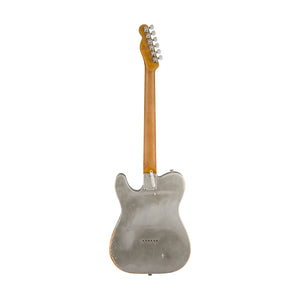 Fender Custom Shop Ltd Ed Kyle Mcmillin Masterbuilt Brent Mason Heavy Relic Telecaster, Flat Silver Satin