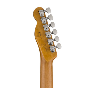 Fender Custom Shop Ltd Ed Kyle Mcmillin Masterbuilt Brent Mason Heavy Relic Telecaster, Flat Silver Satin
