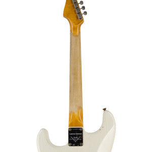 Fender Custom Shop 2020 Ltd Ed 1960 Stratocaster Journeyman Relic Guitar, Aged Olympic White