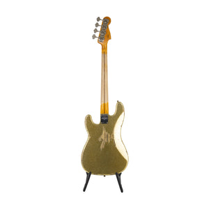 Fender Custom Shop J Signature Precision Bass Heavy Relic Guitar, Maple FB, Champagne Gold