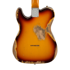 Fender Custom Shop 1960 Telecaster Heavy Relic Electric Guitar, Chocolate 3-Color Sunburst