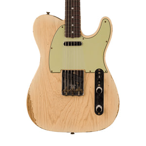 Fender Custom Shop 1964 Telecaster Relic Electric Guitar, RW FB, Natural Blonde