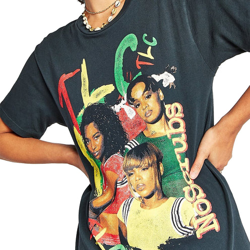 Daydreamer TLC No Scrubs Weekend Tee, Vintage Black