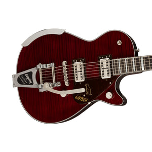 Gretsch G6134TFM-NH Nigel Hendroff Signature Penguin Electric Guitar, Dark Cherry Metallic Flame