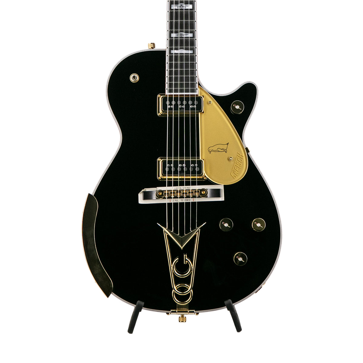 ギター Gretsch FSR G6134G Black Penguin Gretsch FSR G6134G-BLK Ltd Ed Penguin Electric Guitar, Black