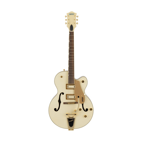 Gretsch G5420TG Electromatic Pristine LTD Hollow Body Single-Cut w/Bigsby, Laurel FB, White Gold