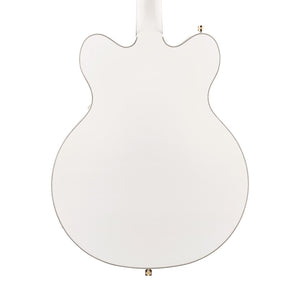 Gretsch G5422TG Electromatic Classic Hollow Body Double-Cut Bigsby Electric Guitar, Snowcrest White