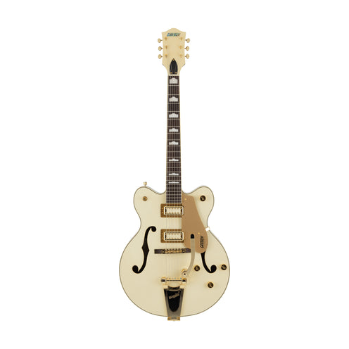 Gretsch G5422TG Electromatic Pristine LTD Hollow Body Double-Cut w/Bigsby, Laurel FB, White Gold