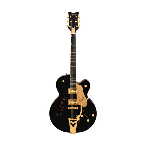 Gretsch Synchromatic Falcon Hollow Body Single-Cut w/Bigsby Electric Guitar, Black