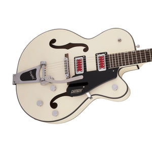 Gretsch G5410T Electromatic Rat Rod Hollow Body Single-Cut Guitar w/Bigsby, Matte Vintage White