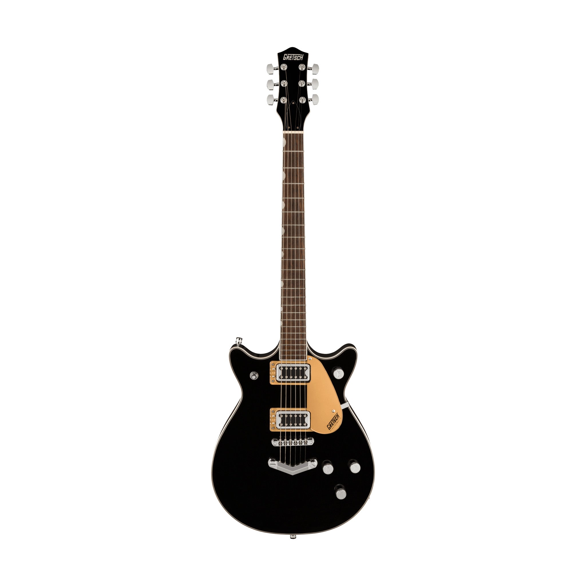 Gretsch G5222 Electromatic Double Jet BT Electric Guitar w/V-Stoptail, Laurel FB, Black