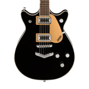 Gretsch G5222 Electromatic Double Jet BT Electric Guitar w/V-Stoptail, Laurel FB, Black