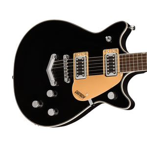 Gretsch G5222 Electromatic Double Jet BT Electric Guitar w/V-Stoptail, Laurel FB, Black