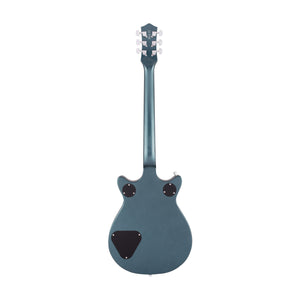 Gretsch G5222 Electromatic Double Jet BT Electric Guitar w/V-Stoptail, Laurel FB, Jade Grey Metallic