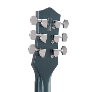 Gretsch G5222 Electromatic Double Jet BT Electric Guitar w/V-Stoptail, Laurel FB, Jade Grey Metallic