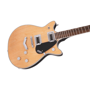 Gretsch G5222 Electromatic Double Jet BT Electric Guitar w/V-Stoptail, Laurel FB, Aged Natural