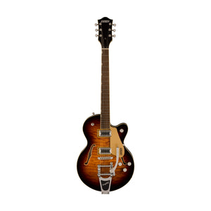 Gretsch G5655T-QM Electromatic Center Block Jr. Single-Cut Quilted w/ Bigsby Guitar, Maple FB, Sweet Tea