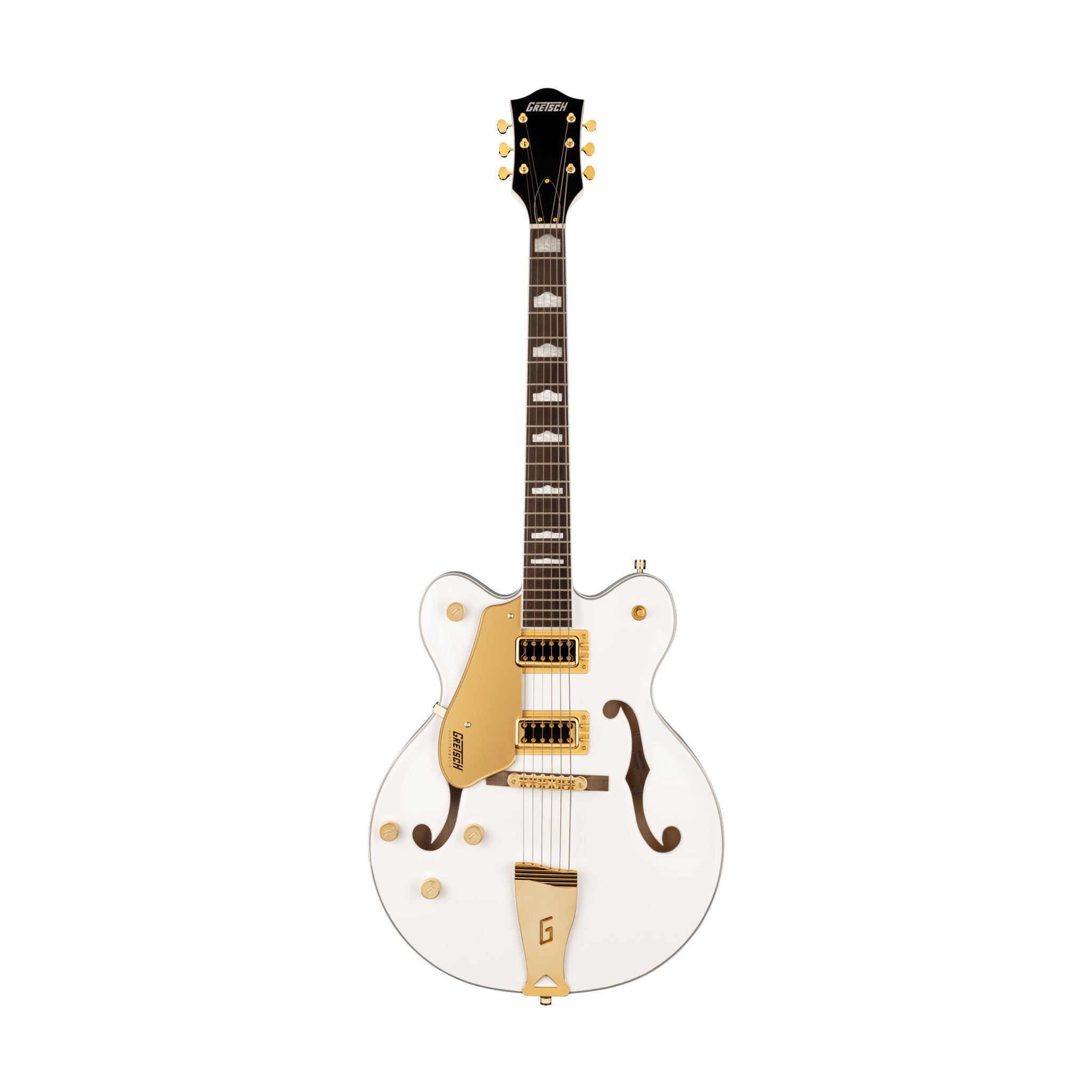 Gretsch G5422GLH Electromatic Classic Hollow Body Double-Cut Left-Handed Guitar, Snowcrest White