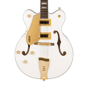 Gretsch G5422GLH Electromatic Classic Hollow Body Double-Cut Left-Handed Guitar, Snowcrest White