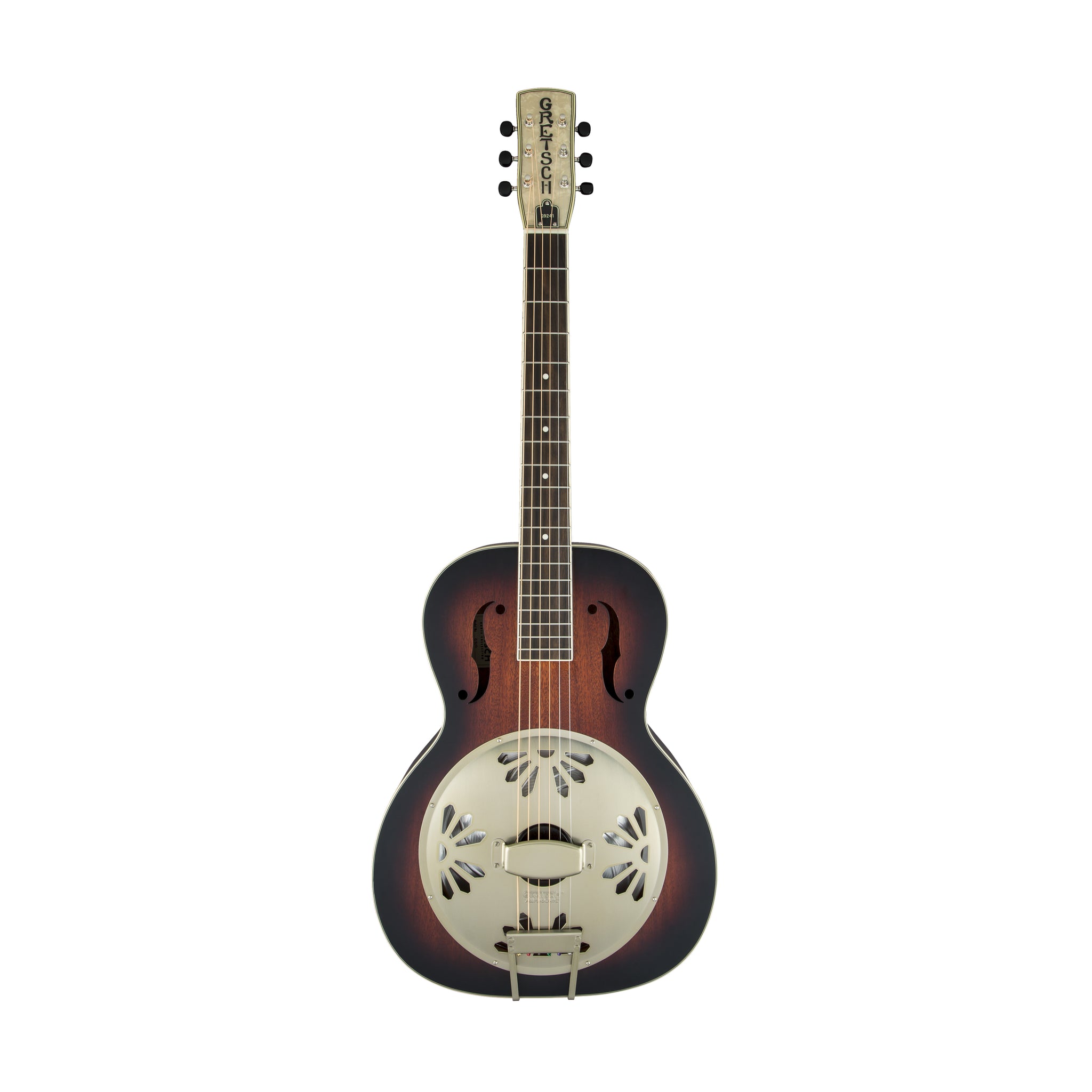 Gretsch G9241 Alligator Biscuit Round-Neck Acoustic-Electric Resonator Guitar, 2-Color Sunburst