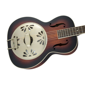 Gretsch G9241 Alligator Biscuit Round-Neck Acoustic-Electric Resonator Guitar, 2-Color Sunburst