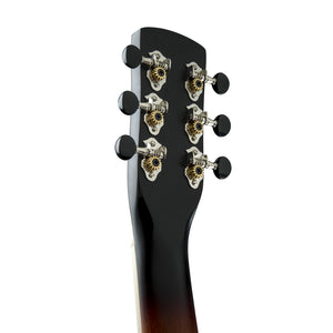 Gretsch G9241 Alligator Biscuit Round-Neck Acoustic-Electric Resonator Guitar, 2-Color Sunburst