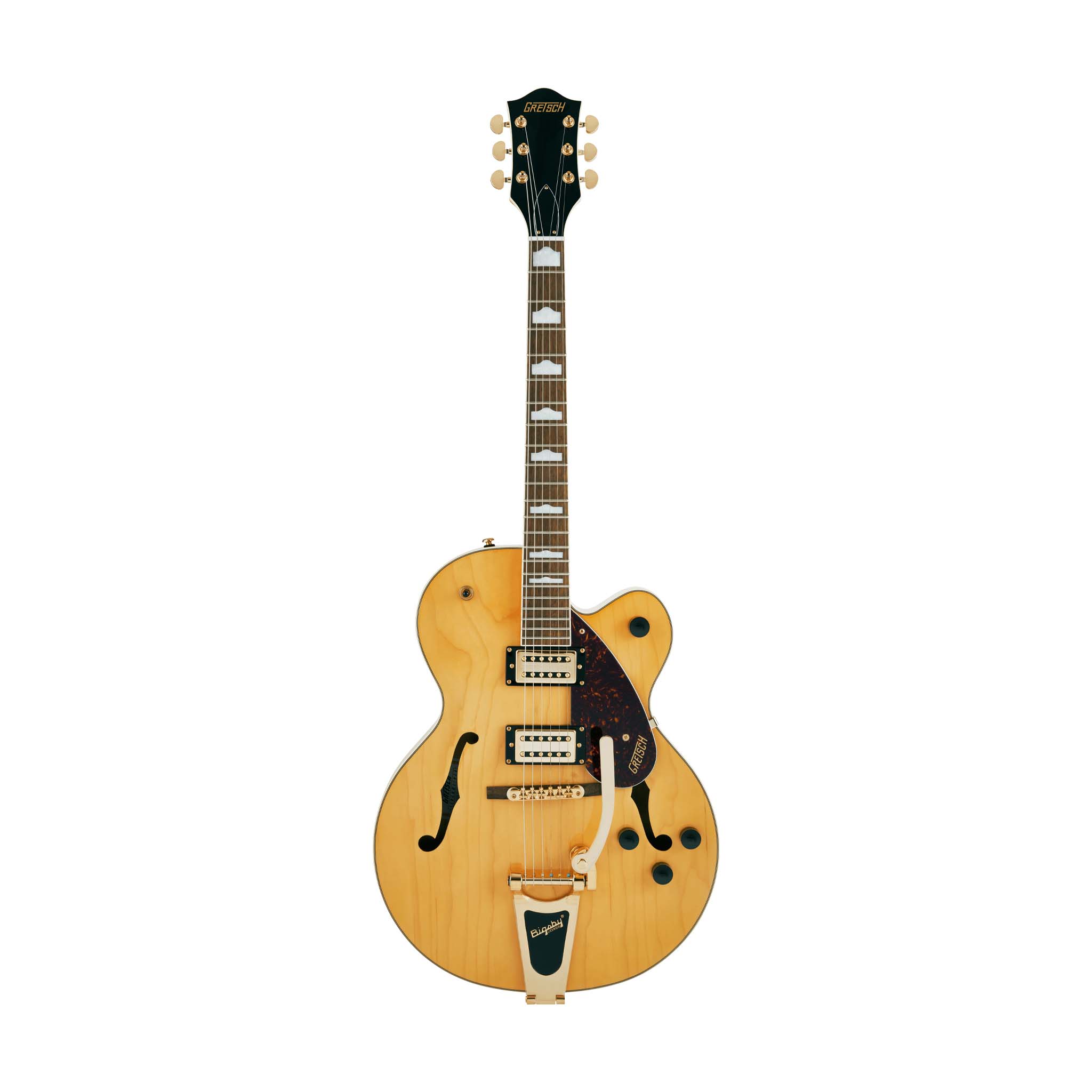 Gretsch G2410TG Streamliner Hollow Body Single-Cut Electric Guitar, Laurel FB, Village Amber