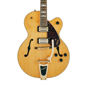 Gretsch G2410TG Streamliner Hollow Body Single-Cut Electric Guitar, Laurel FB, Village Amber