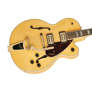 Gretsch G2410TG Streamliner Hollow Body Single-Cut Electric Guitar, Laurel FB, Village Amber