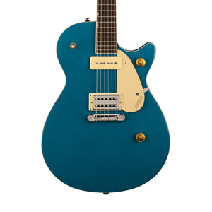 Gretsch G2215-P90 Streamliner Junior Jet Club Electric Guitar, Laurel FB, Ocean Turquoise
