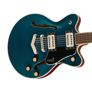 Gretsch G2655 Streamliner Center Block Jr. Doublecut Semi-Hollowbody Guitar, Midnight Sapphire