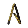 Gretsch G Brand Guitar Strap, Diamond Black Ends