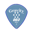 Gravity 003 Mini Jazz 2.0mm Guitar Pick w/Multi Grip, Master Blue