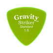 Gravity Striker Standard 1.5mm Guitar Pick, Polished Fluorescent Green