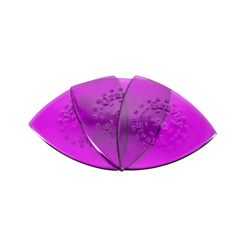 Gravity Stealth Standard 0.9mm Guitar Picks, Polished Purple, 3-Pack