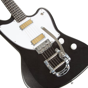 Harmony Standard Silhouette w/ Bigsby Electric Guitar w/Case, RW FB, Space Black