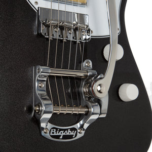 Harmony Standard Silhouette w/ Bigsby Electric Guitar w/Case, RW FB, Space Black