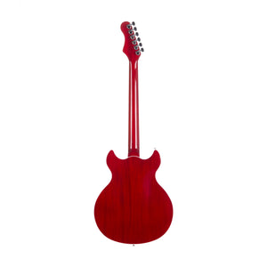 Harmony Standard Comet Electric Guitar w/Case, RW FB, Trans Red