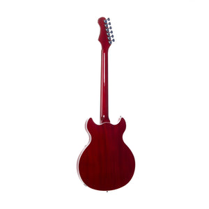 Harmony Standard Comet Electric Guitar w/Case, RW FB, Trans Red